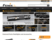 Tablet Screenshot of fenix-store.com